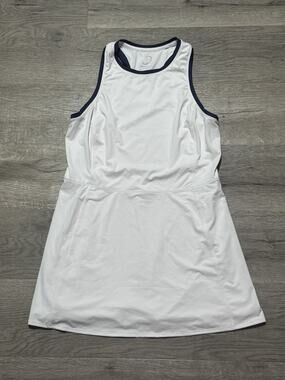 Zero Restriction Women’s Ace Dress Lined White Medium Tennis Golf EUC No Shorts